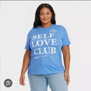 Grayson Thread Blue Self Love Club Graphic Tee XXL